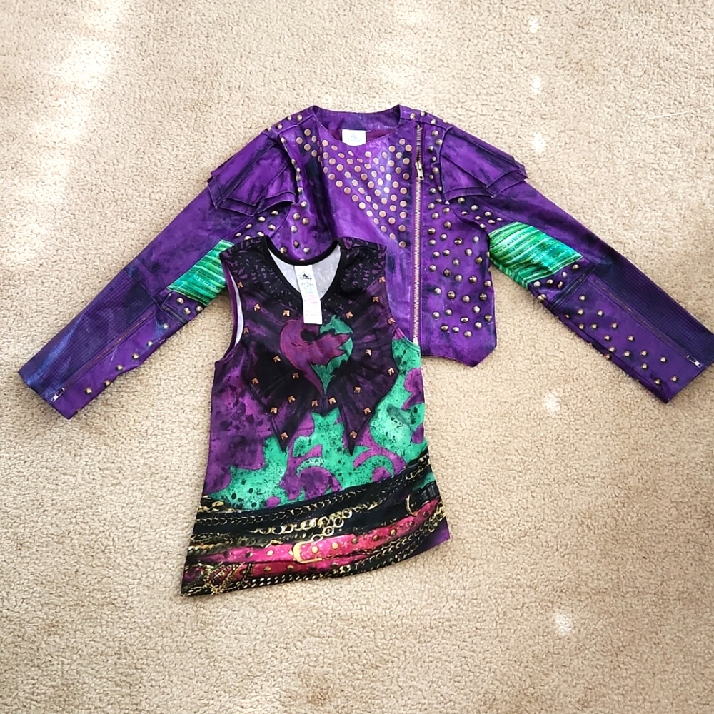 Disney Mal jacket and shirt
